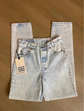 Vintage 90s Levi's 511 Acid Wash Denim Jeans Made in USA 9610C